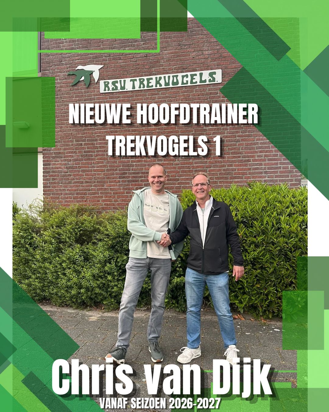 Chris van Dijk nieuwe trainer Trekvogels